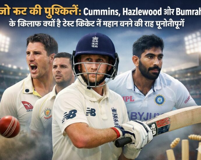 Joe Root batting vs Jasprit Bumrah