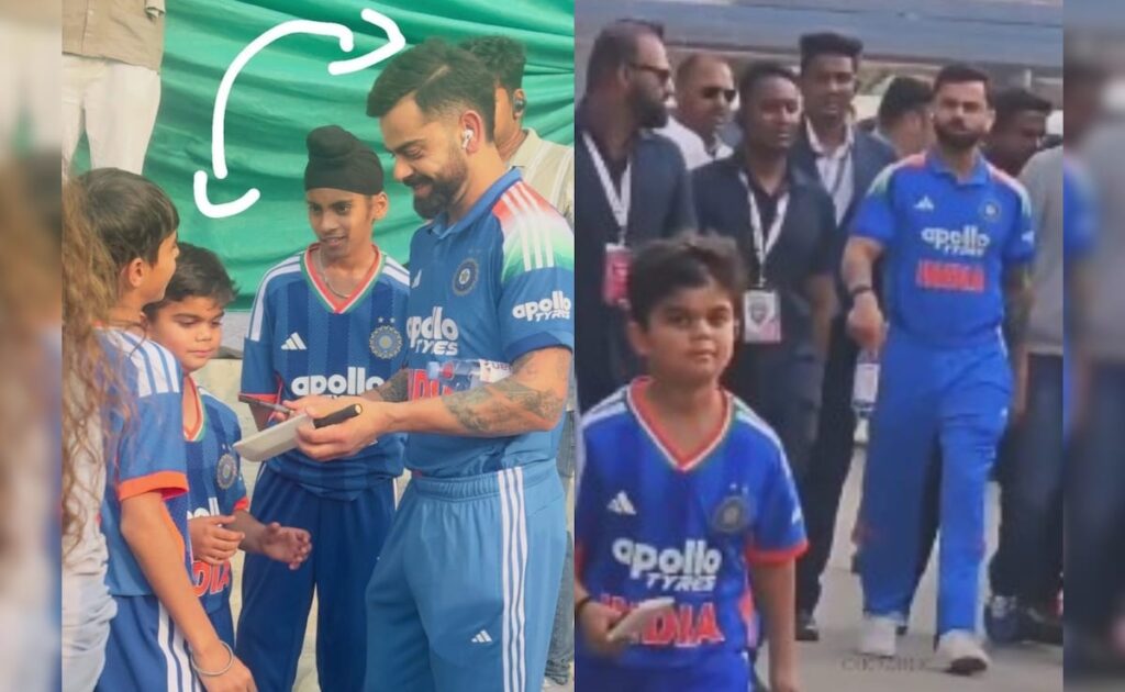Virat Kohli Meets His Childhood Look-Alike