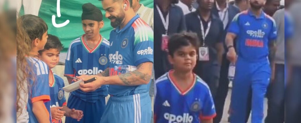Virat Kohli Meets His Childhood Look-Alike