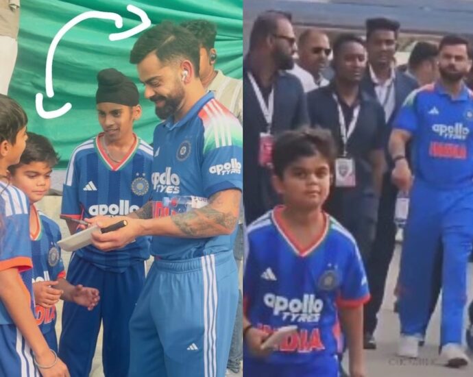 Virat Kohli Meets His Childhood Look-Alike