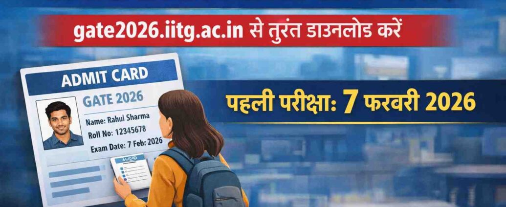 GATE 2026 Admit Card जारी